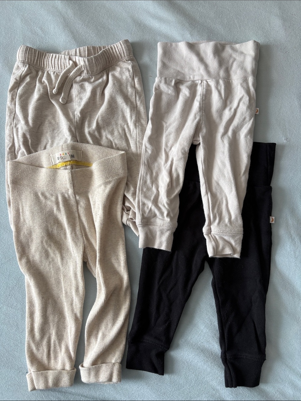Bundle of baby neutral leggings